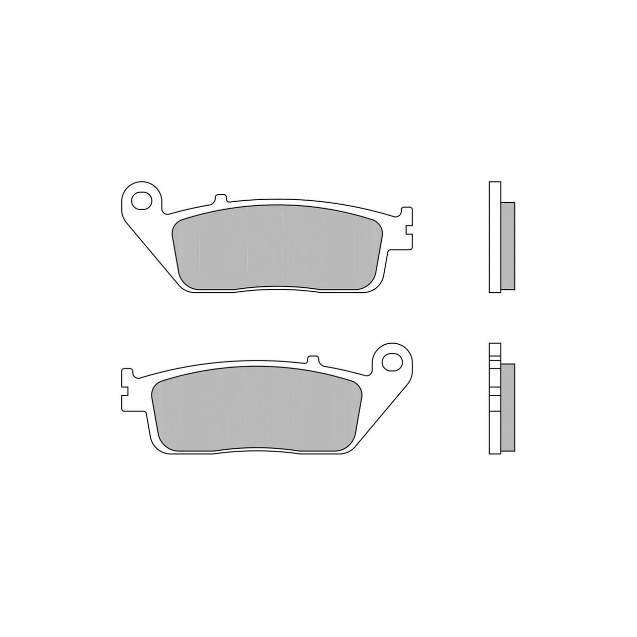 Set Pastiglie Brembo 07075xs Scooter Sinter