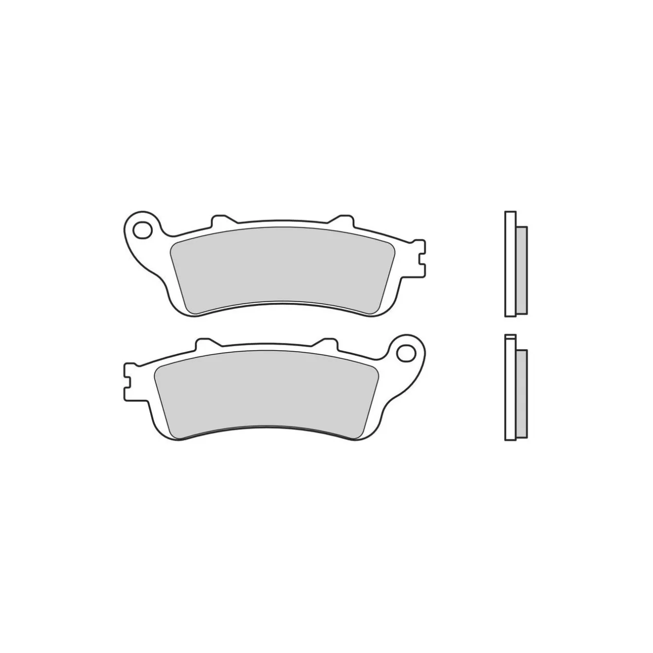 Set Pastiglie Brembo 07072xs Scooter Sinter