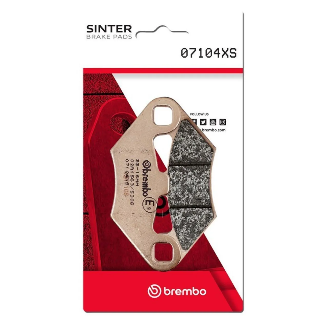 Set Pastiglie Brembo 07104xs Scooter Sinter
