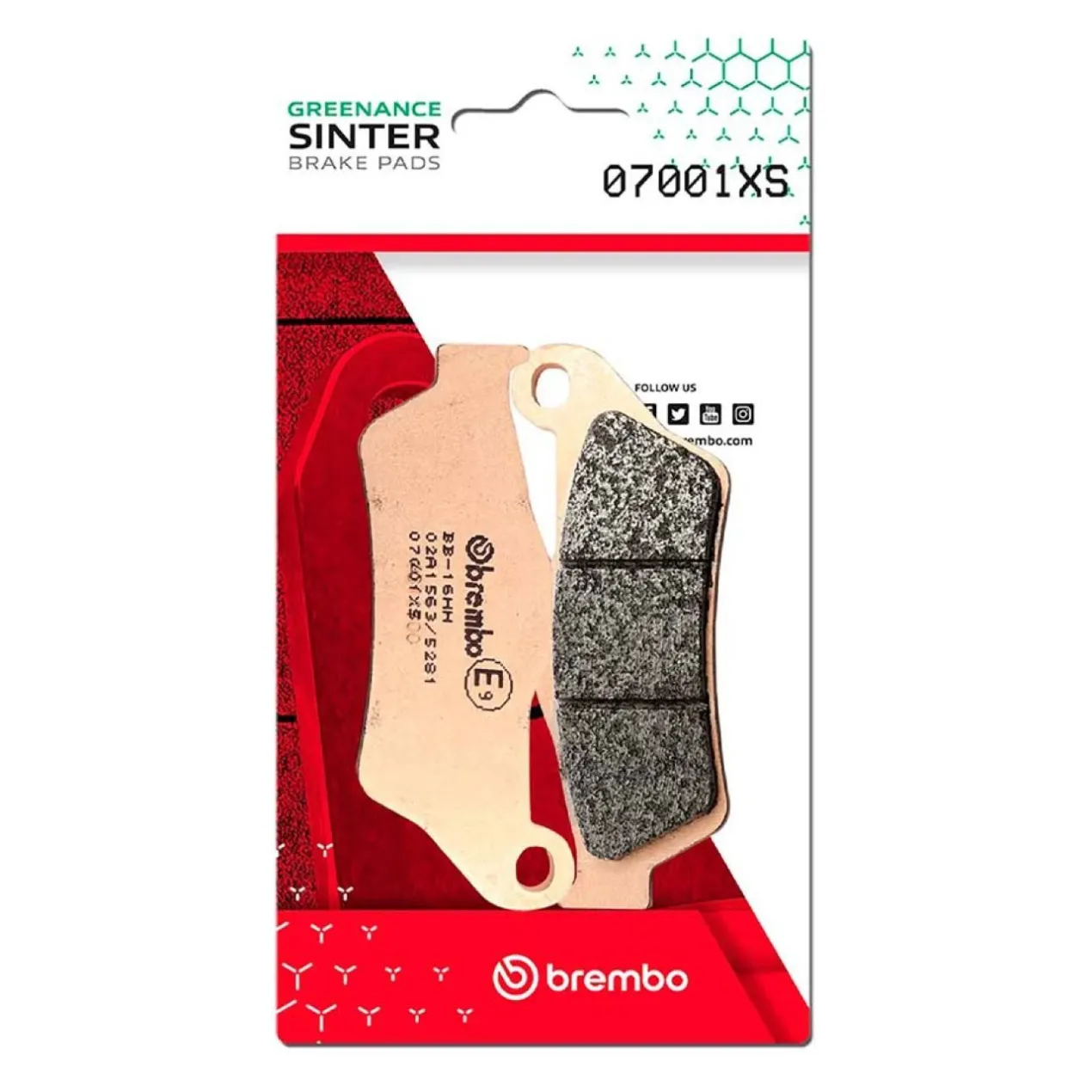 Set Pastiglie Brembo 07001xs Scooter Sinter