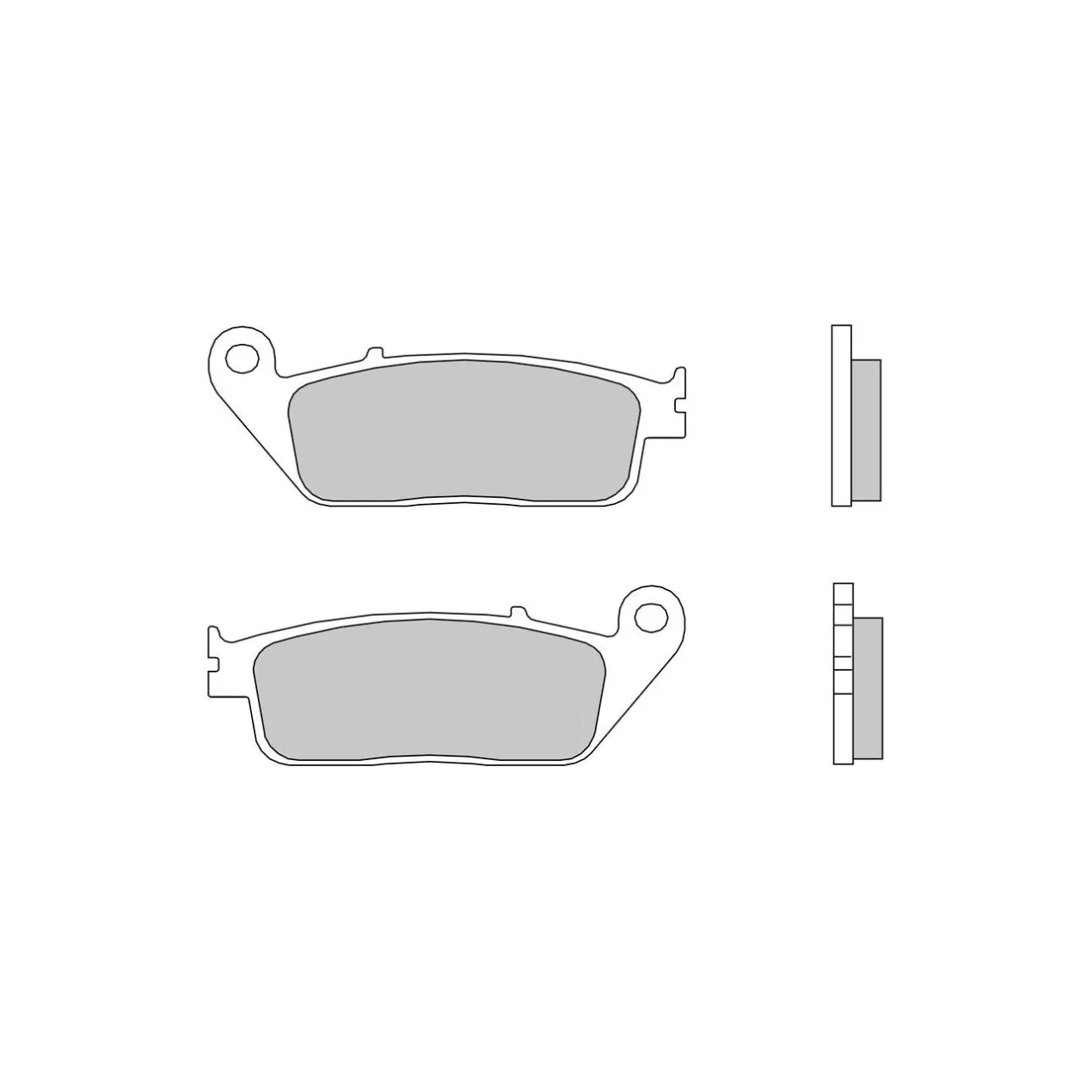 Set Pastiglie Brembo 07096xs Scooter Sinter