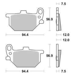 Set Pastiglie Brembo 07ya0713 Carbon Ceramic