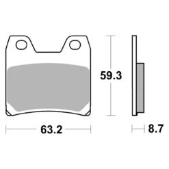 Set Pastiglie Brembo 07ya4007 Carbon Ceramic