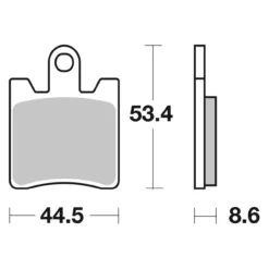 Set Pastiglie Brembo 07ya09cc Carbon Ceramic