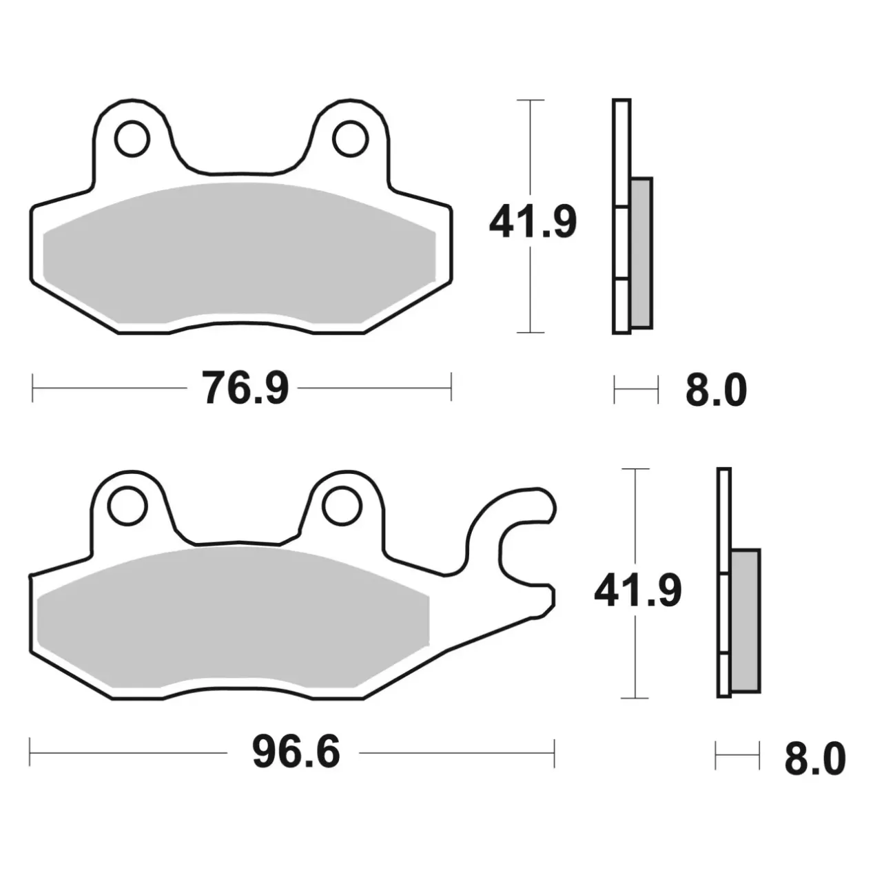 Set Pastiglie Brembo 07ya22sa Sinter Anteriori
