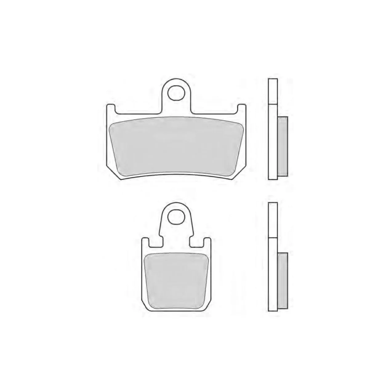 Set Pastiglie Brembo 07ya46sc Sinter Racing