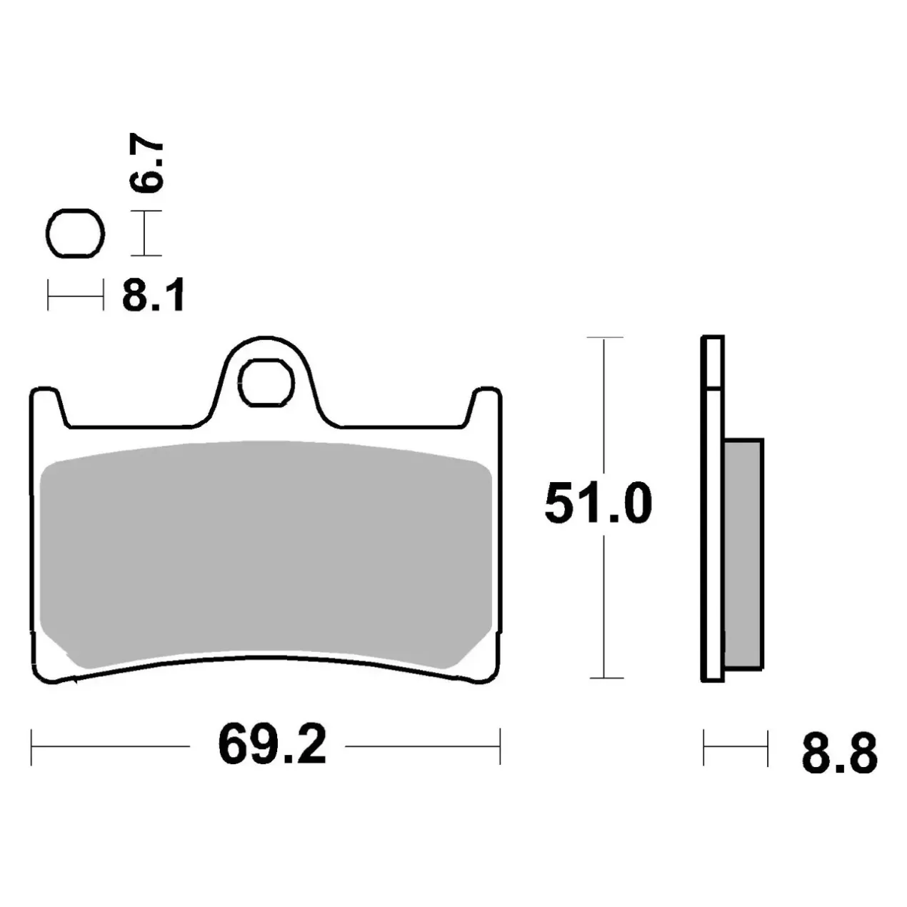 Set Pastiglie Brembo 07ya23sr Sint. Racing