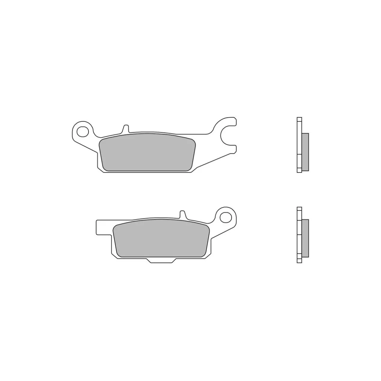 Set Pastiglie Brembo 07ya49sx Off Road Racing Sinter
