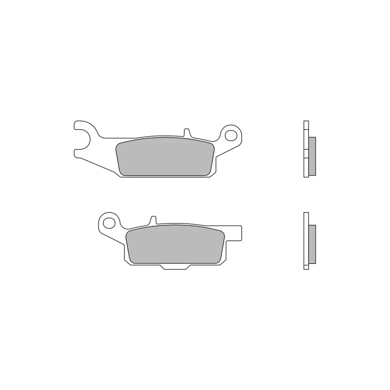 Set Pastiglie Brembo 07ya48sx Off Road Racing Sinter