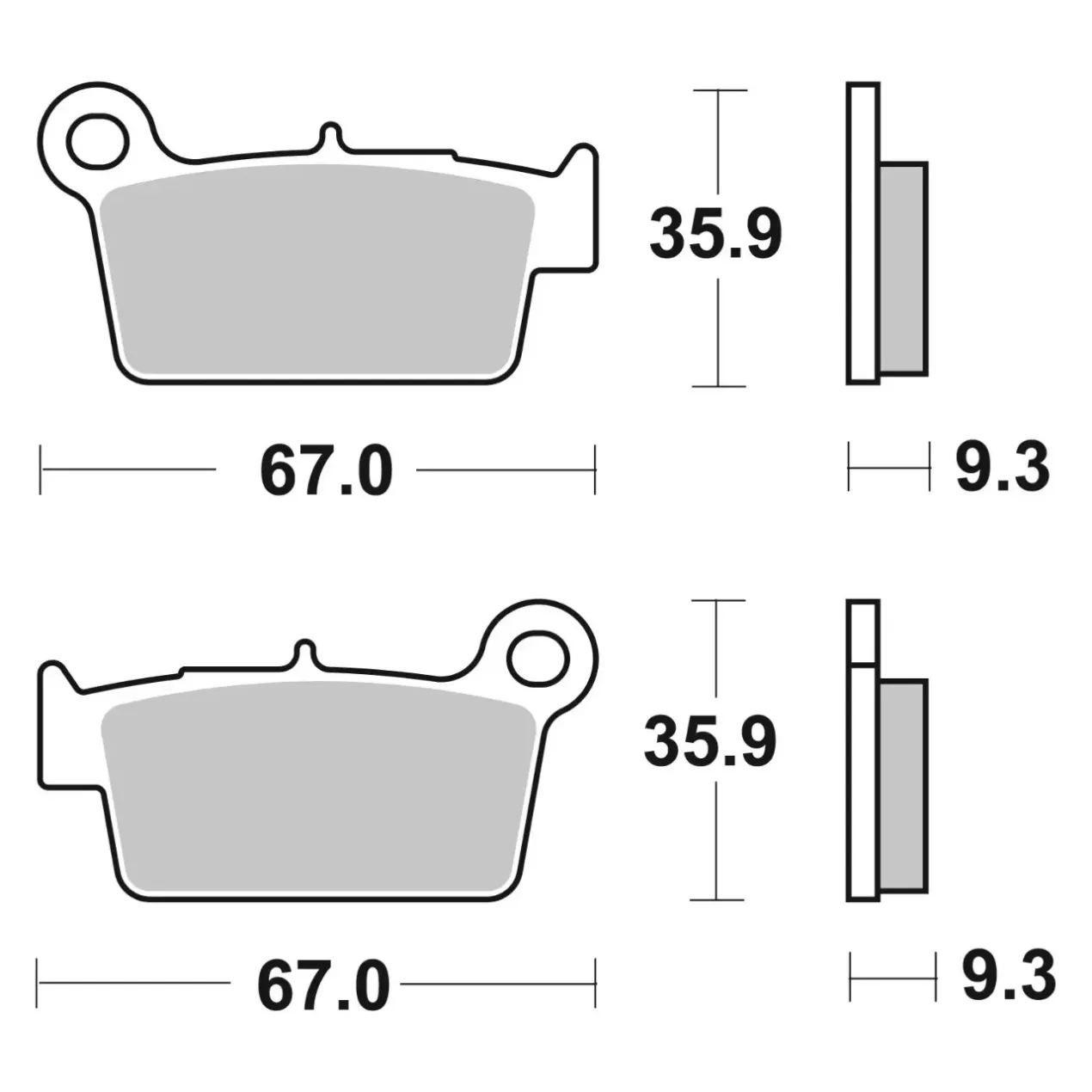 Set Pastiglie Brembo 07ya41tt Semimetallica