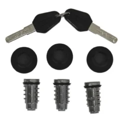 Set 3 Ricambi Serratura Shad Chiavi Nere per SH38X/SH35/SH36