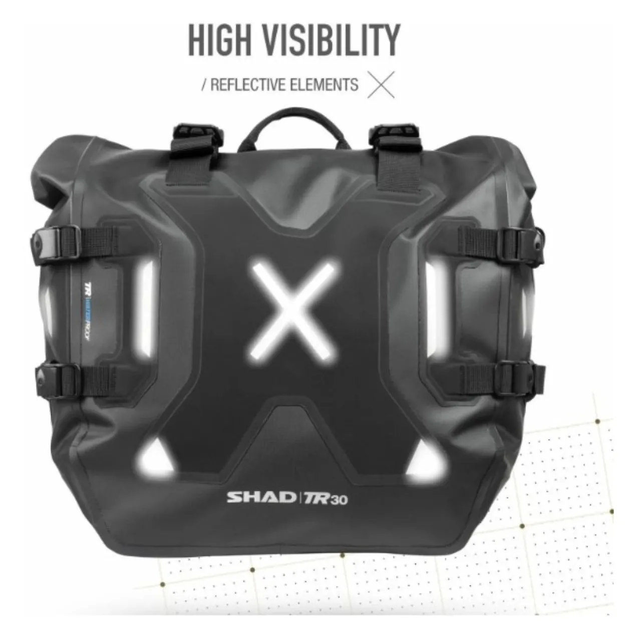 Shad Adventure Waterproof Terra Saddlebags Tr30 Cod. X0tr30
