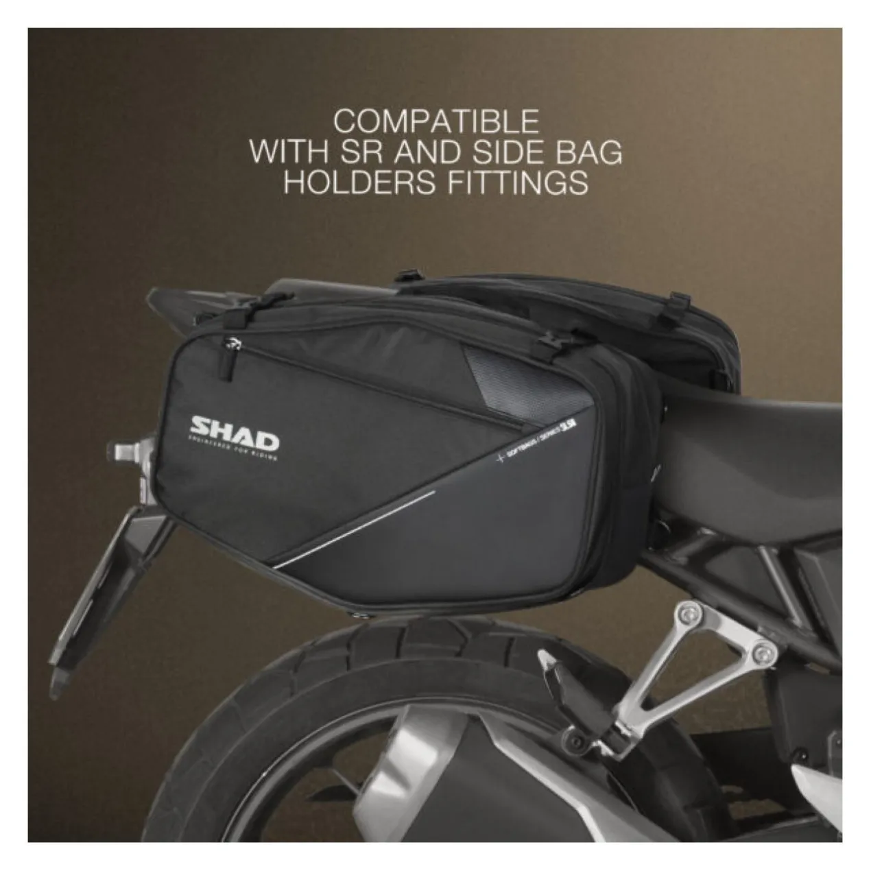 Shad SL58 Coppia Borse Laterali 24Lt. Espandibili