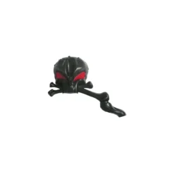 Specchio Universale Vicma Teschio Nero Opaco Dx