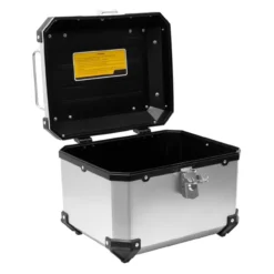 Top Case X-plor 38 Lt. Con Piastra Univ. Colore Alluminio