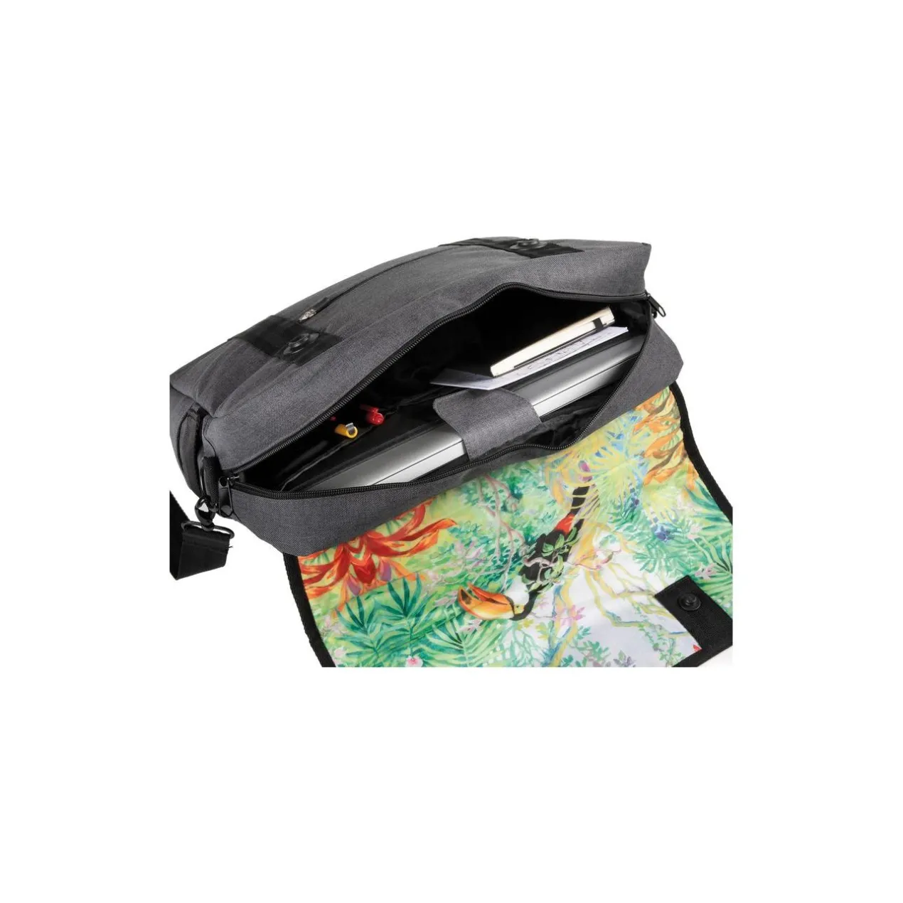Tracolla Zaino Tucano Urbano Beak Shoulder Bag 14 Lt Grigio