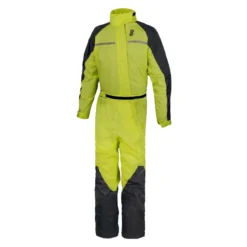Tuta Intera Antipioggia Oj Compact Total Fluo Giallo Fluo Nero