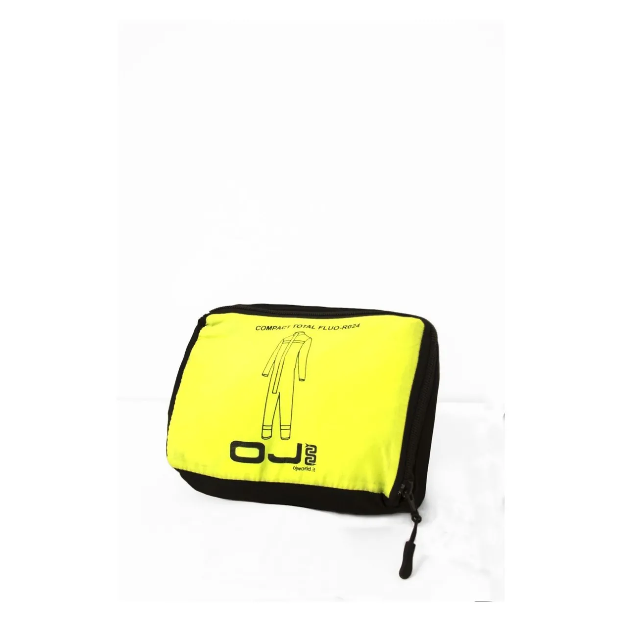 Tuta Intera Antipioggia Oj Compact Total Fluo Giallo Fluo Nero
