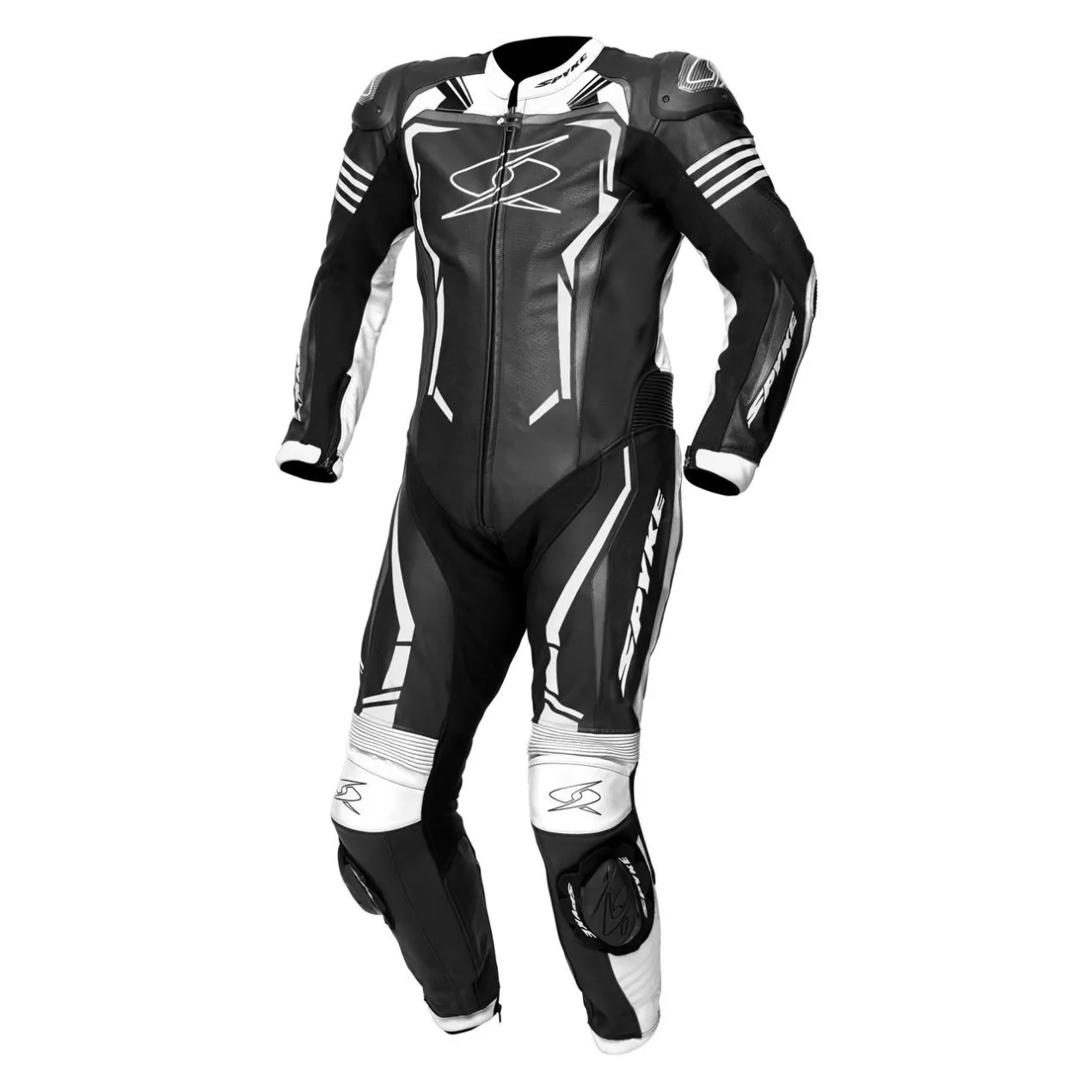 Tuta Intera In Pelle Spyke Assen Race 2.0 Black/white