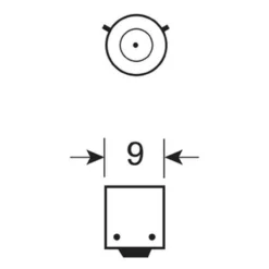 12v Lampada Alogena Micro - H21w - 21w