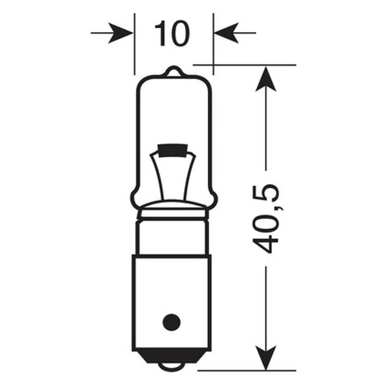 12v Lampada Alogena Micro - H21w - 21w