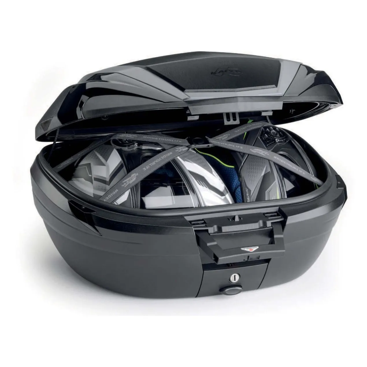 Valigia 56lt Kappa K5600nn Cover Grigia Catadiottri Neri