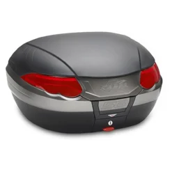Valigia 56lt. Nera Con Catadiotri Rossi Kappa K56n