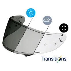 Visiera Shoei Cwr-1 Pn Photochromic Per Caschi nxr - X-spirit Iii - Ryd