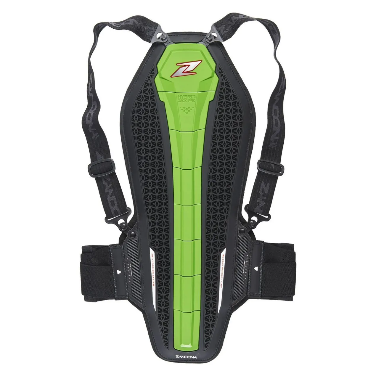 Zandona Protezione Schiena 1308 Hybrid Back Pro X8 Cm 178/187 Verde