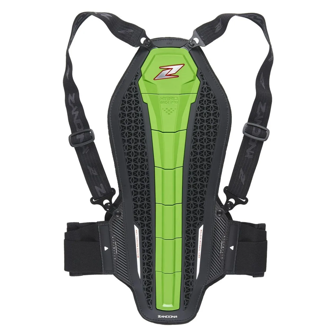 Zandona Protezione Schiena 1307 Hybrid Back Pro X7 Cm 168/177 Verde