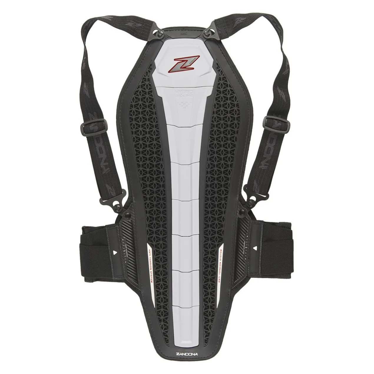Zandona Protezione Schiena 1308 Hybrid Back Pro X8 Cm 178/187 Bianco