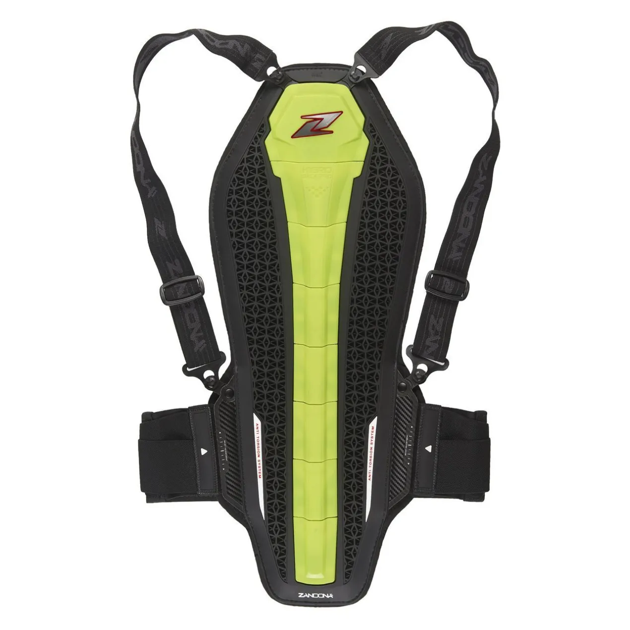 Zandona Protezione Schiena 1308 Hybrid Back Pro X8 Cm 178/187 Giallo Fluo