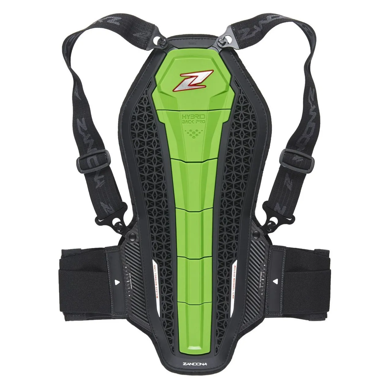 Zandona Protezione Schiena 1306 Hybrid Back Pro X6 Cm 158/167 Verde